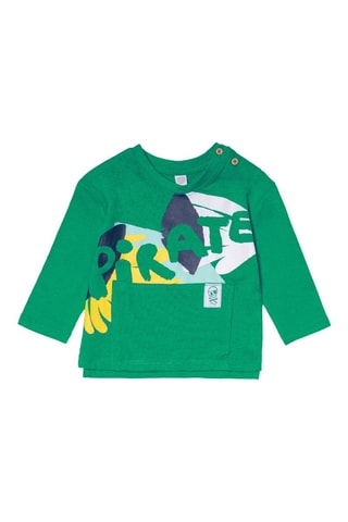 T-shirt Treasure Island - Groen