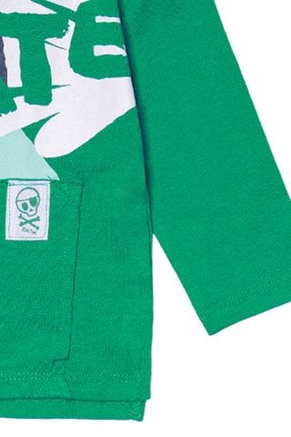 T-shirt Treasure Island - Groen