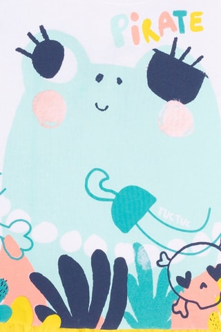 Jurk Treasure Island - Wit en geel