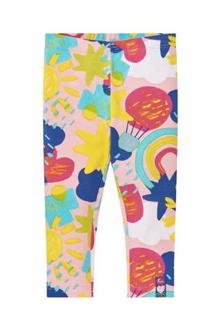Legging Run Sing Jump - Blauw en roze