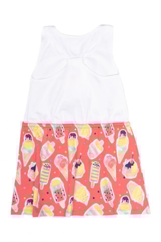 Jurk Really Sweet - Wit en rood