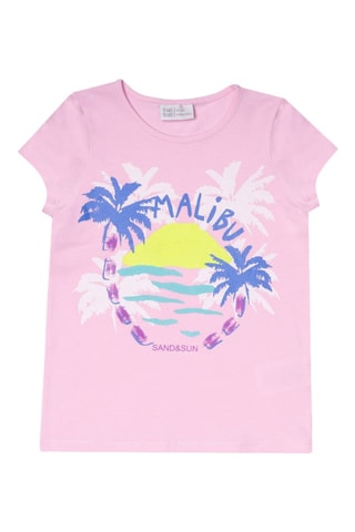 T-shirt Malibu - Roze