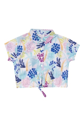 Geknoopte Blouse Malibu - Groen