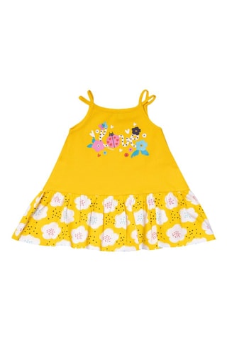 Jurk Tiny Critters - Geel