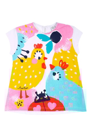 Jurk Tiny Critters - Wit