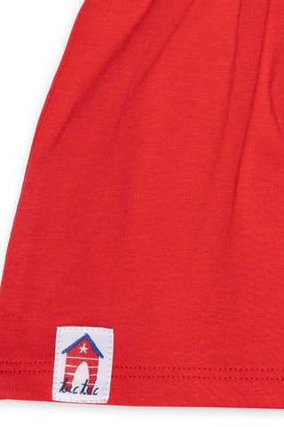 Jurk Beach Day - Wit en rood