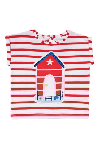 T-shirt Beach Day - Rood