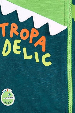 Sweat à capuche Tropadelic - Vert