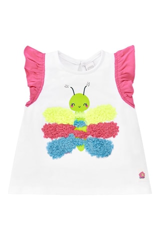 T-shirt Tropadelic - Wit