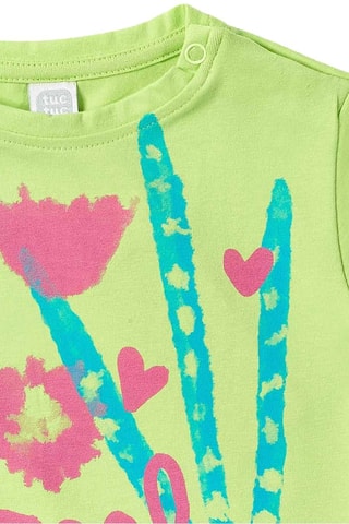 T-shirt Tropadelic - Groen