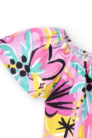 T-shirt Flamingo Mood - Roze