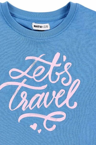 T-shirt Carnet de Voyage - Blauw