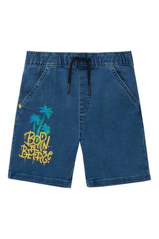 Spijkerbermuda Urban Attitude - Blauw