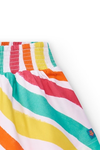 Rok Laguna Beach - Wit en geel