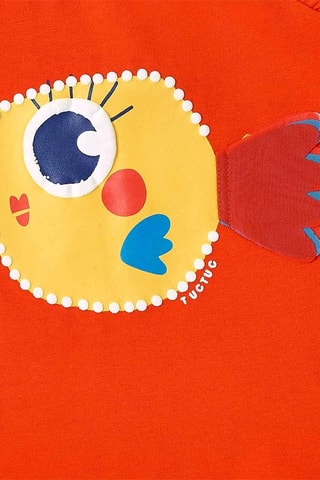 T-shirt Salty Air - Oranje