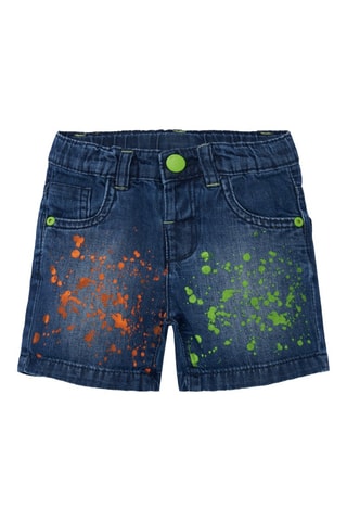 Spijkershort Tropadelic - Blauw