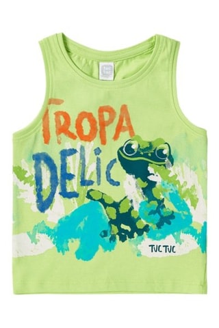 T-shirt Tropadelic - Groen
