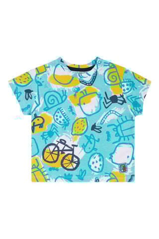 T-shirt Tiny Critters - Blauw