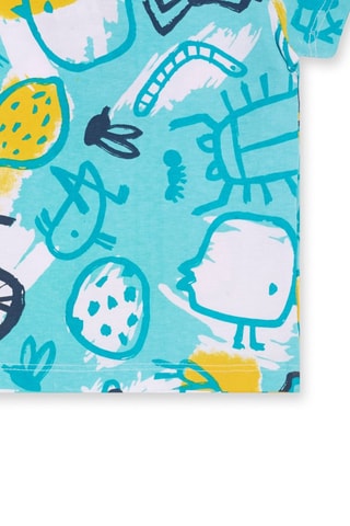 T-shirt Tiny Critters - Blauw