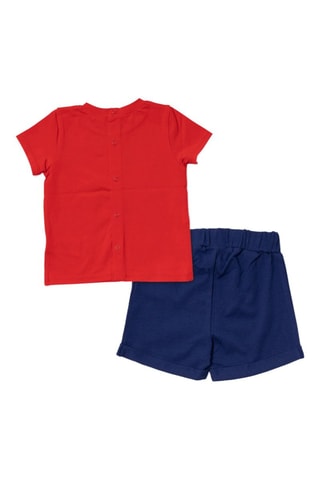 T-shirt en Short Blub - Rood en blauw
