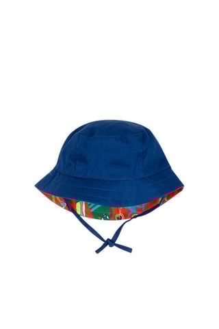 Dubbelzijdig Bobhoedje Holidays - Blauw