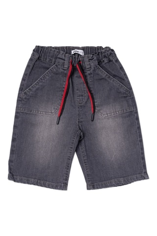 Spijkerbermuda Wild Thing - Grijs