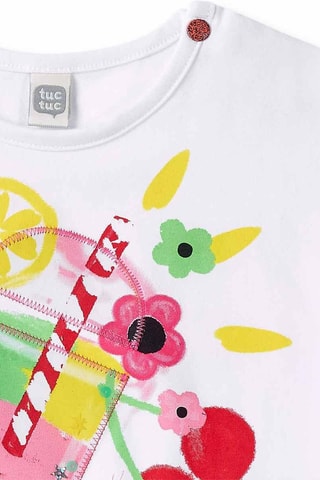 T-shirt Creamy ice - Wit