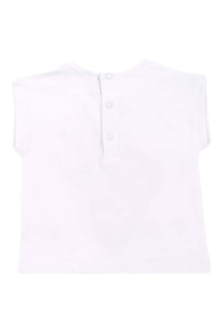 T-shirt Creamy ice - Wit en roze