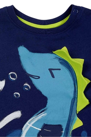 T-shirt en Short Ocean Wonders - Blauw en groen