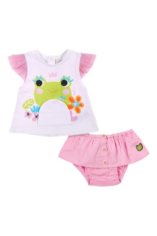 T-shirt en Onderbroek Water Lilies - Wit