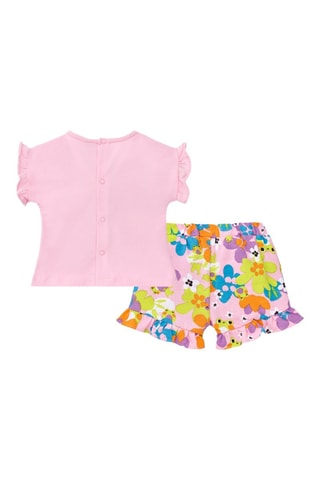 T-shirt en Short Water Lilies - Roze