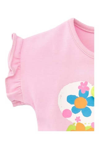 T-shirt en Short Water Lilies - Roze