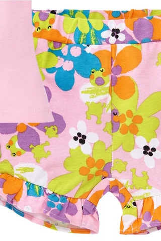 T-shirt en Short Water Lilies - Roze