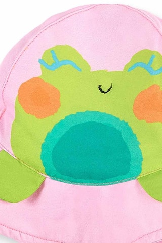 Bobhoedje en Bikinibroekje Water Lilies - Roze