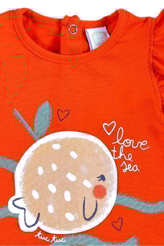 T-shirt en Bikinibroekje Fruiti - Rood