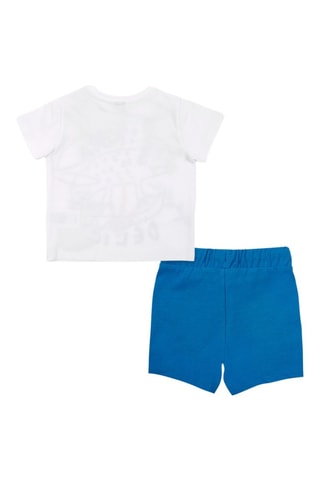 T-shirt en Short Tropadelic - Wit en blauw