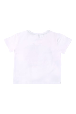 T-shirt Tropadelic - Wit en groen