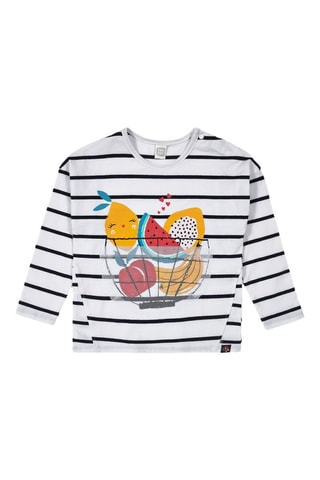 T-shirt Juicy - Wit en zwart