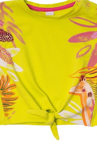 T-shirt en Legging Eco-Safari - Groen en oranje