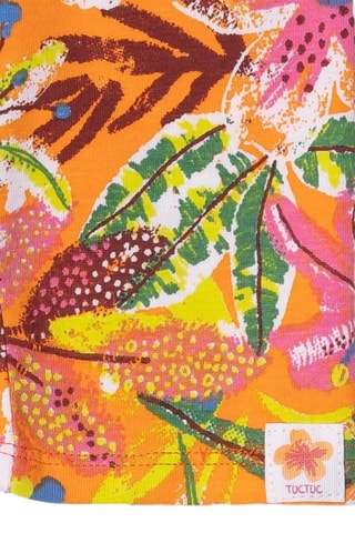 T-shirt en Legging Eco-Safari - Groen en oranje