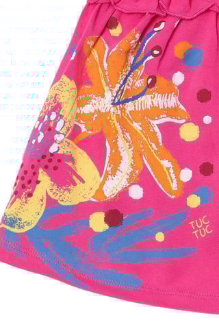 Hemd en Short Eco-Safari - Oranje en roze