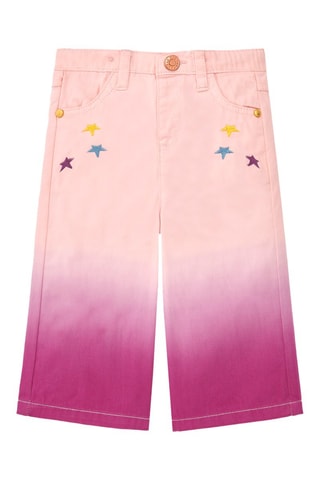 Jeans met tie and dye Ocean Wonders - Roze