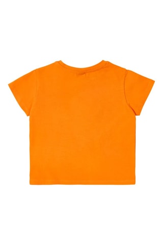 T-shirt Banana Records - Oranje