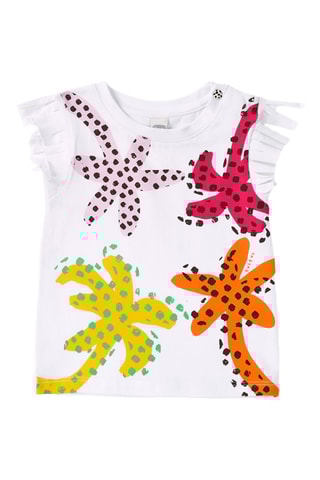 T-shirt Banana Records - Wit