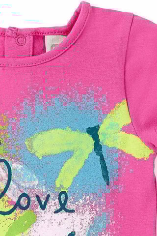 T-shirt Tropadelic - Roze