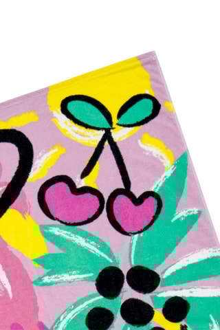 Strandlaken Flamingo Mood - Paars