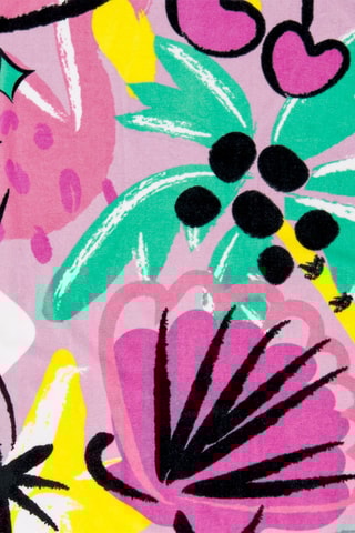 Strandlaken Flamingo Mood - Paars