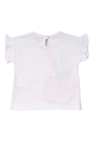 T-shirt Seashell - Wit en roze
