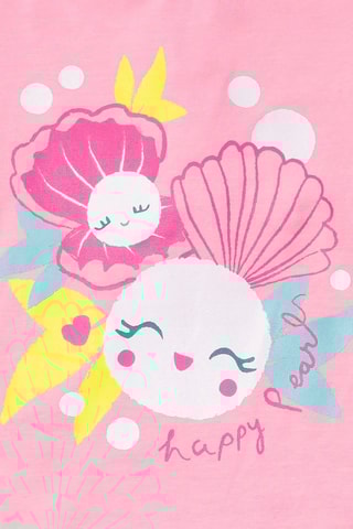 T-shirt Seashell - Roze