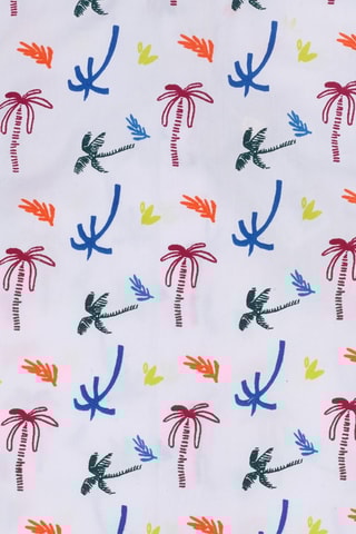 Overhemd Eco-Safari - Wit en blauw